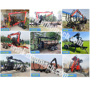 Ce אישר מכונות יערנות מטעין יומן מטעין וקרוון <span class=keywords><strong>3</strong></span> נקודות גיחה היומן עץ הידראולי מנוף עם grapple יומן - Product Image 6