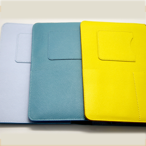 Couverture de <span class=keywords><strong>livre</strong></span> en cuir PU pour étudiants de bureau en gros LOGO personnalisé housse pour ordinateur portable protecteur de <span class=keywords><strong>livre</strong></span> multicolore - Product Image 3