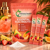 Poudre d'électrolytes à marque privée OEM/ODM, boisson sportive, vitamines, sans sucre, énergie, hydratation, pré-entraînement