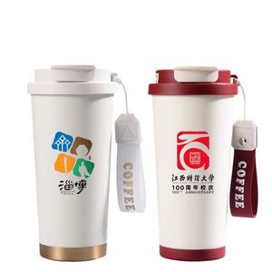 Ceramic Inner Liner Coffee Mug Insulated Cup With Lid <b>Screw</b> Cap High Value Women's Water Bottle Light Luxury Gift Box - Product Image 5