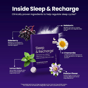 Oem Melatonin máy tính bảng mới đến bình tĩnh giấc ngủ bổ sung cho người lớn với Lemon Balm Chamomile Gluten miễn phí không biến đổi gen giấc ngủ tốt hơn - Product Image 3