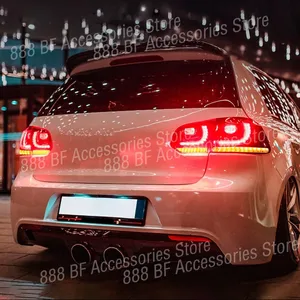 ไฟท้าย LED StarNav สำหรับ Golf6 Mk6 R20 ปี 2008-2013 แบบเสียบใช้งานได้ทันที พร้อมไฟ DRL ไฟถอย ไฟเลี้ยว ชุดไฟท้ายรถยนต์ อะไหล่ตกแต่ง - Product Image 4