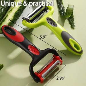 Factory Direct High Quality 3-in-1 Multifunctional <b>Peeler</b> PP Plastic <b>Vegetable</b> Tools with Comfortable Handle Low Price Home Use - Product Image 5