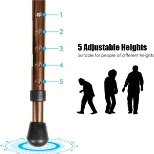 <span class=keywords><strong>Canne</strong></span> pliante 2-en-1 avec <span class=keywords><strong>siège</strong></span>, hauteur réglable, bâton de marche en alliage d'aluminium, tabouret pliable portable <span class=keywords><strong>pour</strong></span> <span class=keywords><strong>personnes</strong></span> <span class=keywords><strong>âgées</strong></span>, utilisation en extérieur - Product Image 4