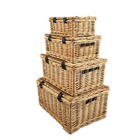 Panier en osier artisanal, écologique et durable, vente en gros, ensemble de paniers en saule tressés, panier cadeau, panier de rangement, panier de pique-nique, marque YiLin