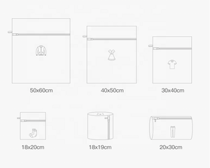 Bolsa de Almacenamiento Plegable <span class=keywords><strong>para</strong></span> Viajes, Organizador de Ropa Delicada, <span class=keywords><strong>Bolsas</strong></span> de Lavandería de Malla - Product Image 2