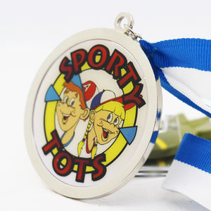 Çin'de yapılan üretici özel tasarım UV baskı logosu 3D <span class=keywords><strong>Metal</strong></span> spor altın ucuz süblimasyon boş madalya - Product Image 4