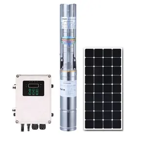 4Inch 48V 750W Rvs Solar Waterpomp Dc Solar Pomp Systeem Voor Landbouw Irrigatie