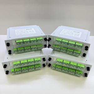 ตัวแยกสัญญาณไฟเบอร์ออปติกแบบ SC สำหรับใส่ในตลับแบบ Carrier Grade 1x16 โมดูลตัวแยกสัญญาณแบบเสียบปลั๊กสำหรับ FTTH - Product Image 2