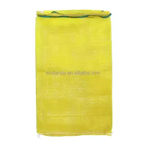 Durable Onion Garlic Mesh Packing PP Bags Customized Vegetable Knitted Net Bags for Fruit Potato Packing