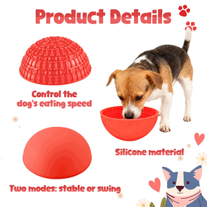 Nuevo Plato para Perros Antiasfixia, Plato de Alimentación Lenta, Personalizable con Logotipo, Silicona Duradera, Fácil de Limpiar - Product Image 3