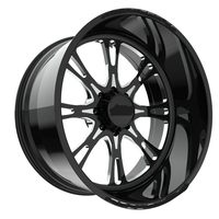 Jantes de camion forgées polies à rebord profond personnalisées SL 30X14 26X12 20X10 26X14 avec configurations 6X139.7 6X135 8X180