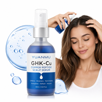 Sérum capillaire avancé GHK-Cu au peptide de cuivre pour hommes et femmes, soutien contre la perte de cheveux, pour des cheveux plus épais et plus volumineux