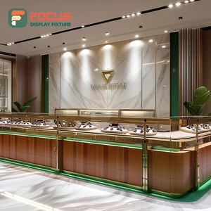 Comptoir de présentation de marque en verre trempé pour l'intérieur d'un magasin de bijoux de luxe - Product Image 5