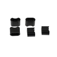 Fermoir de fixation carré en plastique Brazaletes De Tela Personalizados Fermeture à verrouillage unidirectionnel pour festival de bracelet en tissu