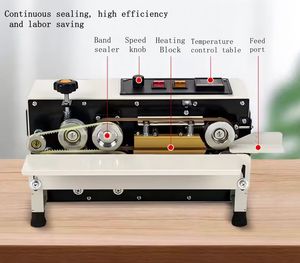 Hipac haute qualité FR440 multifonctionnel continu sac scellage Machine petit plastique alimentaire sac feuille joint pour petit sac alimentaire - Product Image 5