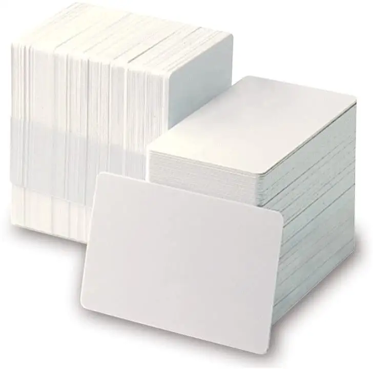 In Stock Wholesale High Quality Printable Wholesale Id Business White Plastic Pvc Blank Card