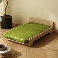 Massivholz Erhöhtes Katzen- und Hundebett Feuchtigkeitsbeständig Atmungsaktiv Ganzjährig Einfaches Design für Innenbereich für Teddy-Hunde
