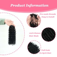 Prix d'usine Cheveux humains Remy 50g Ondulation profonde Plumes au crochet Extensions de cheveux bouclés birmans pour femmes noires Cheveux ondulés effet plumes