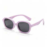 Lunettes de soleil polarisées pour enfants CF-9033 UV400, monture TR90, verres TAC, plaquettes de nez souples en TPE, légères, géométriques, 6 couleurs, garçons filles