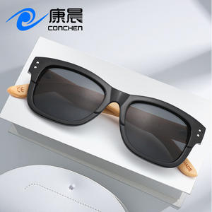 Gafas de Sol Conchen con Marco Cuadrado Negro, Lentes de PC con Protección UV400, Unisex, para Viajes, Deportes y Moda al Aire Libre - Product Image 5