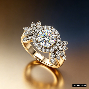 S925 Personalizado | 9K | 14K | Anillo de Boda Romántico de Oro Sólido de 18K con Diamante Cultivado en Laboratorio de 1ct, Certificado IGI, Calidad VVS-VS, Corte Brillante, para Fiesta - Product Image 2