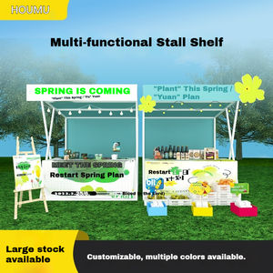 HOUMU  Étal de marché nocturne commercial, stand d'activités pour célébrités d'Internet, marché alimentaire en plein air, tente de marché avec tissu Oxford - Product Image 3