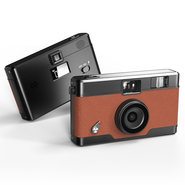 Custom Retro Vintage 8MP Compact Screenless Point and Shoot Digital Without No Screen Camera with Xenon Flash 4 Filters
