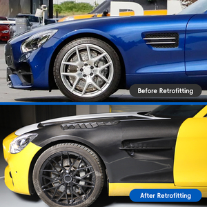Aile en fibre de carbone pour mise à niveau de voiture 2015-2023, état neuf, compatible avec Benz AMG GT GTS GTR Pro Style - Product Image 2