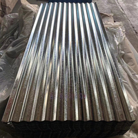 Tôle de toiture ondulée en fer galvanisé préfabriqué de 0,5 mm pour projet de construction de structure en acier
