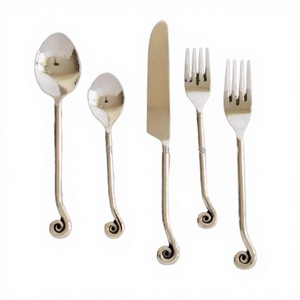 Premium Quality 18/<b>8</b> Stainless Steel Flatware <b>set</b> Personalized <b>for</b> <b>Dinnerware</b> Kitchenware Home decor cutlery At Best Price - Product Image 3