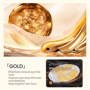 KORMESIC Vente en gros 7,5g Masque Patch Contour des Yeux Hydratant Apaisant Nourrissant à l'Aloe Vera, Or 24K, Acide Hyaluronique et Rose Anti-rides - Product Image 3