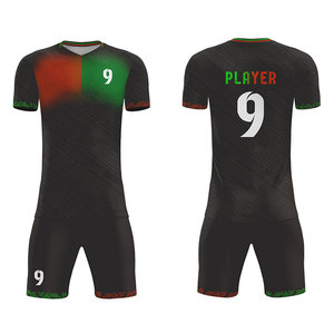 Seragam Sepak Bola Ringan Cepat Kering Bernapas 100% Poliester Ramah Lingkungan Bernapas 100% Poliester Seragam Sepak Bola Pemain - Product Image 1