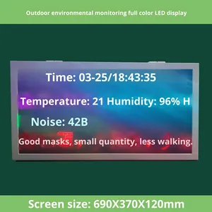 Terminal IoT para Monitoreo de Datos Ambientales y Agrícolas con Pantalla LED de 5mm de Pixel Pitch a Todo Color para Uso en Exteriores - Product Image 6