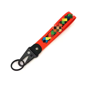 Chaveiro de Tecido com Mosquetão de Basquete dos EUA, Impressão por Transferência Térmica, Fivela de Liga de Zinco, Design de Anime Popular - Product Image 5