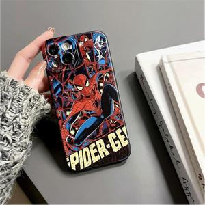 เคสโทรศัพท์ TPU ป้องกันเต็มขอบลายการ์ตูนสไปเดอร์แมน <span class=keywords><strong>Marvel</strong></span> สไตล์แฟชั่น พร้อมโลโก้สั่งทำ สำหรับ iPhone 17 16promax ดีไซน์เท่ห์ - Product Image 3