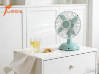 Mini ventilateur de table, construction entièrement métallique, ventilateur de bureau portable avec support réglable à 360 degrés, pour dortoir d'étudiant