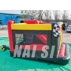 Château gonflable <span class=keywords><strong>de</strong></span> course automobile pour enfants, avec toboggan, pour intérieur et extérieur, idéal pour les fêtes et la <span class=keywords><strong>location</strong></span> - Product Image 5