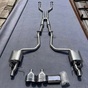 Sistema de Escape de Acero Inoxidable para Lexus <span class=keywords><strong>ISF</strong></span>/IS F 5.0L con Control Remoto, Acabado Pulido Espejo, Grosor de 1.5mm - Product Image 1