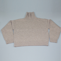 Fabricant de pulls, vente en gros, design personnalisé, logo, pull en maille à col roulé de luxe haut de gamme pour hommes, 95% laine, 5% cachemire