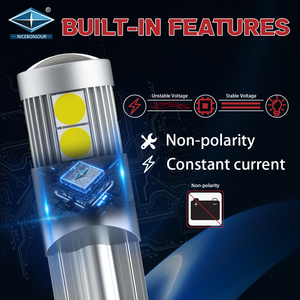 Siêu Sáng LED T10 12-24V 2.04W 3030 Lần Lượt Tín hiệu Phanh Đèn Đảo Chiều Đèn LED Canbus LED Trắng Chiều Rộng Xe Chỉ Số - Product Image 4