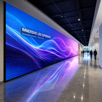 Pantalla LED de Gran Formato para Interiores, Pantalla de Video de Alta Definición sin Costuras para Pasillos Corporativos, Exposiciones y Publicidad