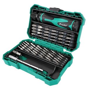 Baogong – jeu de tournevis de réparation 57 en 1, embouts en acier au carbone avec étui de rangement pour l'électronique et l'usage domestique - Product Image 1