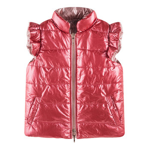 Alta calidad otoño invierno al aire libre niños bebé niños reversible <span class=keywords><strong>acolchado</strong></span> <span class=keywords><strong>chaleco</strong></span> abrigo para niñas - Product Image 3