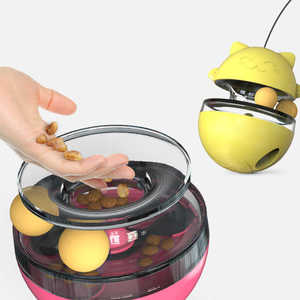 Jouet pour chat Outil de dressage drôle pour animaux de compagnie Jouet de balle de nourriture qui fuit Jouet éducatif Tumbler Fournitures pour animaux de compagnie Sac Opp Chiens Durable - Product Image 3
