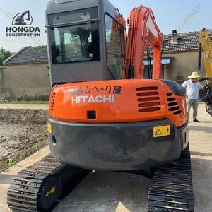 Mini-pelle sur chenilles Hitachi ZX60 d'occasion d'origine Offre Spéciale 6 tonnes Basses heures prêtes à fonctionner Hitachi Zx55 Zx60 Zx70 - Product Image 2