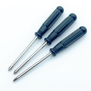 Tournevis pour enfants à lame croisée électroplaquée noire 3.0 avec poignée magnétique en PP, idéal pour la réparation de meubles - Product Image 1
