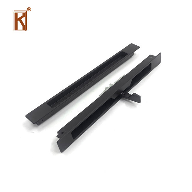 Sliding Door Handle Lock with Toggle Switch Other Side Push Pull Only Heavy Duty Aluminum Alloy Popular High Security