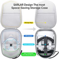 Sac portable VR étui de rangement pour lunettes pour Oculus Quest 2 EVA boîte de rangement numérique