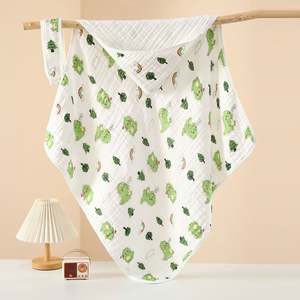 Serviettes de bain à capuche pour enfants en gaze de coton pur haute densité, couverture universelle quatre saisons - Product Image 3